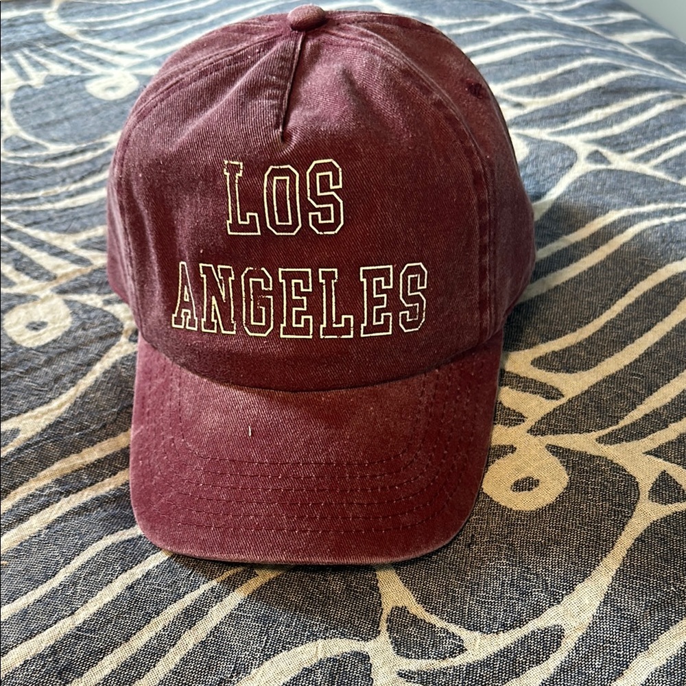 Los Angeles Maroon Cap